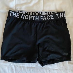 The North Face biker shorts high rise size large